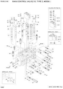 Wholesale 31N9-17000P 31Q9-17001P 31Q9-17002P For Hyundai Excavator R330LC-9S R330LC-9SH Hydraulic Main Control Valve Construction Machinery Parts Aftermarket from china suppliers