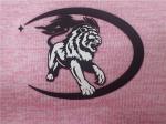 Eco - Friendly Black Velcro Custom Hook And Loop Gray TPU Logo Clothing Patch