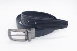3.3cm Men's Reversible Leather Belt Classic Cow Genuine Leather Luxury Strap