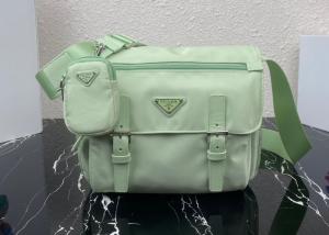 Wholesale Triangle Logo Luxury Canvas Bag , Adjustable Nylon Shoulder Strap Luxury Messenger Bag from china suppliers