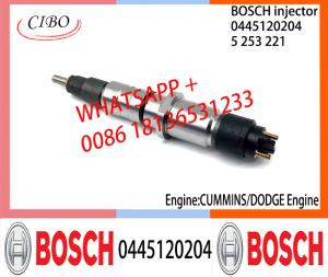 Wholesale BOSCH 0445120204 5253221 Neutral Fuel Injector Assembly 0445120204 5253221 For CUMMINS DODGE from china suppliers