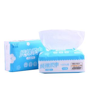 Wholesale Eco Friendly Facial Cotton Tissue Breathable Dry Wet Dual Safe Washable Lint Free from china suppliers
