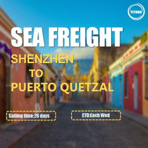 Wholesale FOB CIF International Ocean Freight From Shenzhen To Puerto Quetzal Guatemala from china suppliers