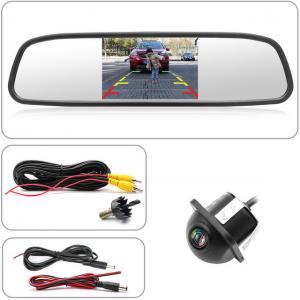 China Night Vision Car Backup Camera Mirror 5'' Display Size Color CCD 7070 Image Device on sale
