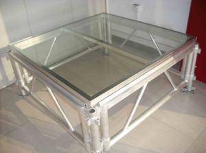 Wholesale Event Stage Adjustable Clear Acrylic Glass Stage Layer Truss Stage from china suppliers