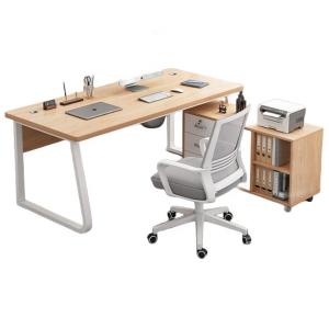 Wholesale Commercial Furniture Simple Modern Wooden Office Desk and Chair with File Cabinet from china suppliers