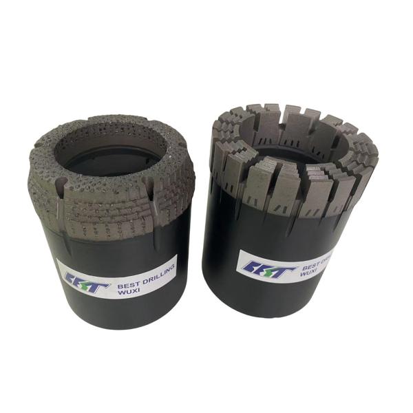 AQ BQ HQ PQ Series Surface Set Diamond Core Bit For Geologica Exploration