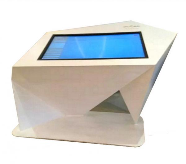 Quality Customized White Windows10 43'' Infrared Stand Up Computer Kiosk ,Convenient Digital Query Machine for sale