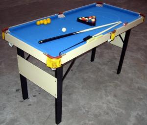 China Folding Mini Snooker Game Table , PlusOne Sports Pool Billiard Table For Kids Fun on sale