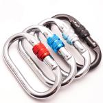 CE0082 Certified O Shape Climbing Carabiner for Wall Climbing Max Breaking Load