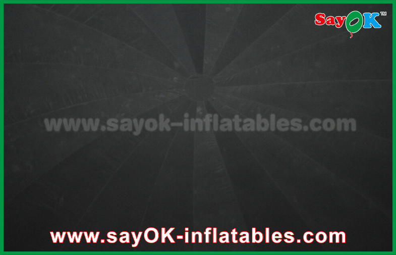 6m DIA Black Mobile Inflatable Planetarium Dome Projection Tent With Air Blower