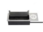 Desktop Cable Cubby Box / Wireless Charging Countertop Socket Brush Multimedia