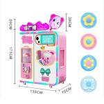 Fully Automatic Coin Credit Card Operated Automatic Cotton Candy Vending Machine