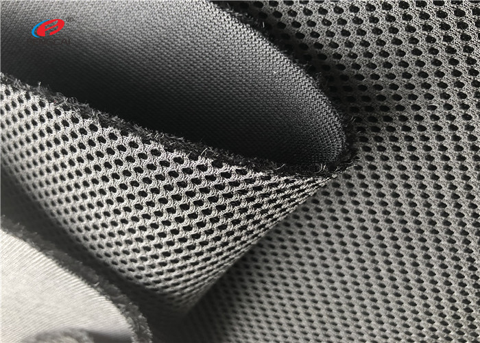 Warp Knitted 3D Polyester Athletic Mesh Fabric / Lining Fabric 200-300gsm Weight