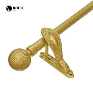 Wholesale 28MM Metal Pipe Curtain Pole Gold Color For Indoor Decor from china suppliers
