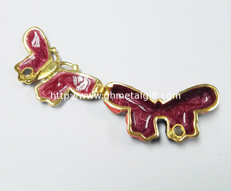 Butterfly jewelry box box for jewelry wholesales butterfly jeweled enamel trinket box