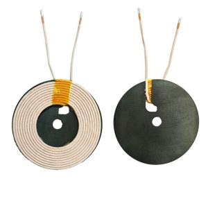 Wholesale A11 A12 5W - 10W G45 Diameter 45mm 6.3uH Wireless Charging Coil Inductor TX Coil from china suppliers