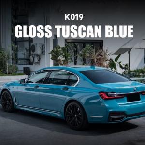 Wholesale K019 Gloss Tuscan Blue TPU Color Car Paint Protective Film Glossy Vinyl Wrap from china suppliers