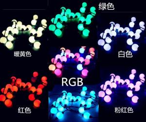 China 2-10m Holiday Decoration Lights Led Ball Light String 360 degree on sale