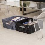 Plastic Storage Baskets Household Organizers for Laundry Room Storage Bins