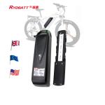 48V 10Ah Hailong Folding Electric Bike Battery 500 Times PC ABS Case
