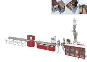 China 37kw Wpc Board Wood PP PE Plastic Door Making Machine on sale