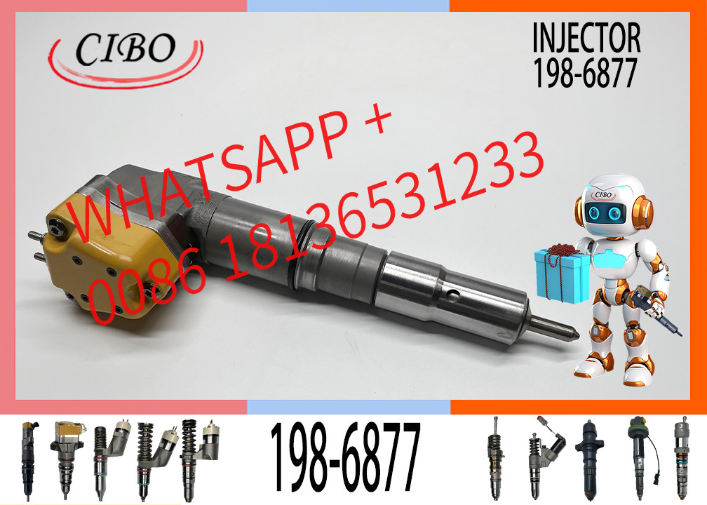 Common Rail Injector 20R-4147 198-6877 222-5966 173-9268 198-7912 232-1168 156-3895 204-2467 For C+ 3412
