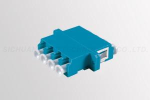 China 4 Core LC / UPC Fiber Connector Adapters Blue Color 3 Years Warranty on sale