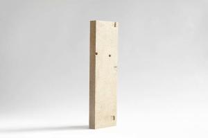 Fireplace Vermiculite Ceramic Fire Board , Stove High Temperature Insulation Panel