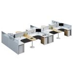 ISO9001/ISO14001 Certified Modern Office Table Workstation for 4 Person