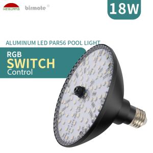 Wholesale SMD5050 PAR56 LED Pool Light 18W AC100-240V RGBW Switch Control Aluminum from china suppliers