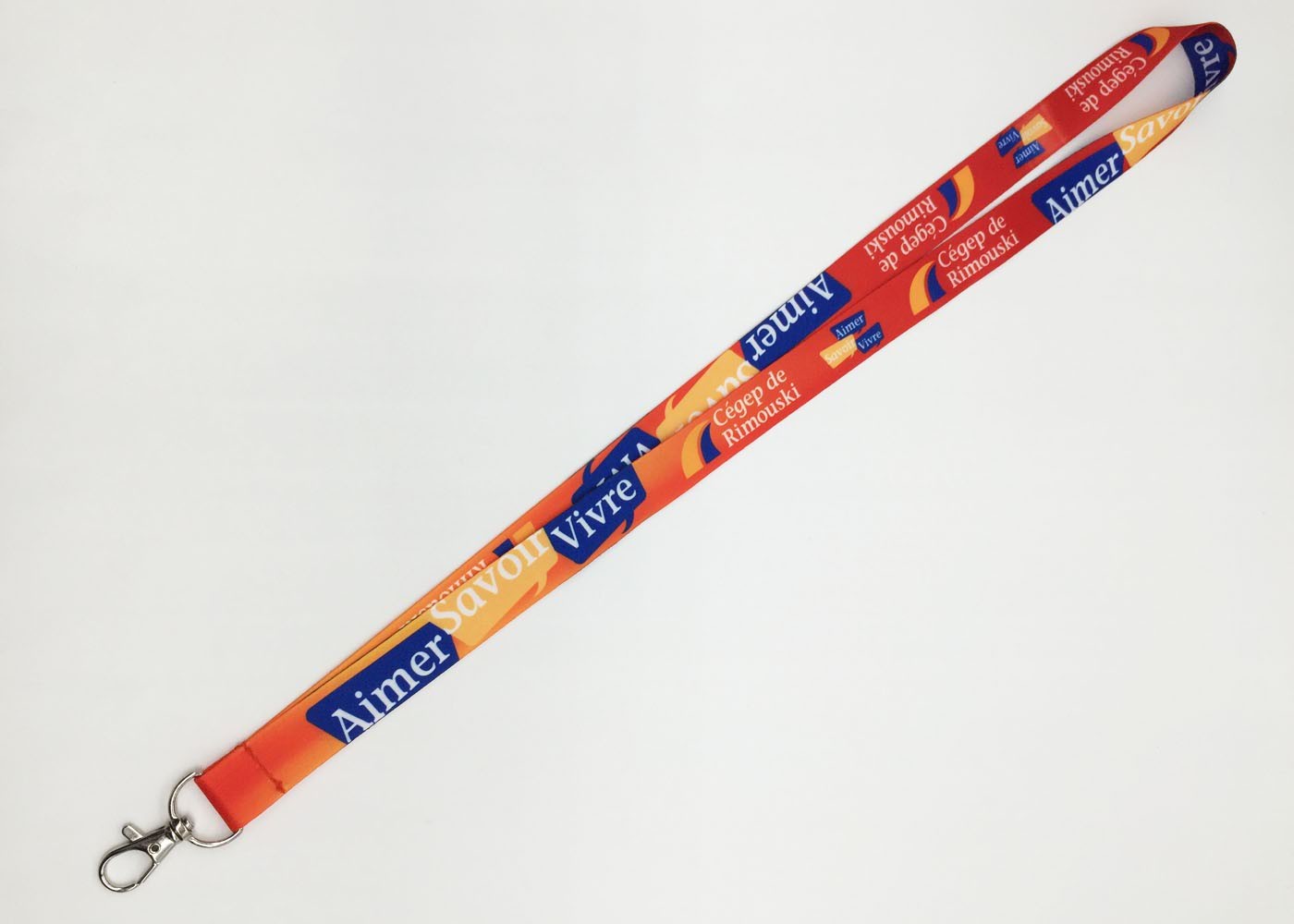 Heat Transfer Printing Card Holder Lanyard With Plastic Breakaway For Exhibition