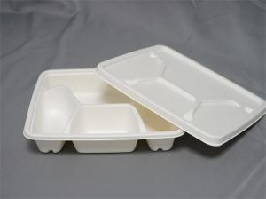 Wholesale 4 Compartment Biodegradable Sugarcane Plates from china suppliers