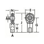 High Temperature Resistant And Long Life Stainless Steel Rod Ends