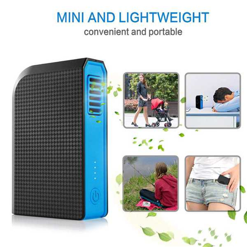 Table All Cell Phones 2 In 1 Rechargeable Battery Powered Fan