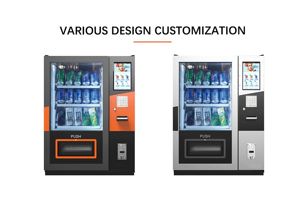 Custom Mini Sale Snacks Drinks Combo Ice Self Serve Vending Machines