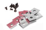 12x12x1.5mm 35 Degree Angle Carbide Woodturning Tools TCT Wood Planer Blade