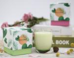 Home Decoration Perfume Scented Candles Clear Round Bottom Glass Jar