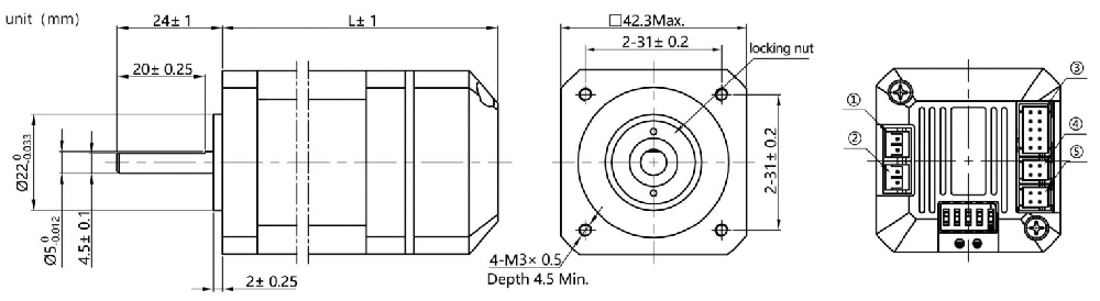 Jkongmotor 42mm 57mm 86mm Integrated Stepper Motor Pulse-type Open-loop/ Closed-loop Stepper Motor Together with Driver