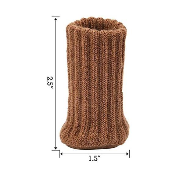 Custom Fashion Furniture Pads High Elastic Floor Protectors Non Slip Chair Leg