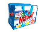 Laminated Zipper Pp Woven Carry Bags For Washing Powder Customized Size