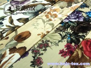 China Hot sell anti pilling paper printing velvet fabric for apparel with various pattern on sale