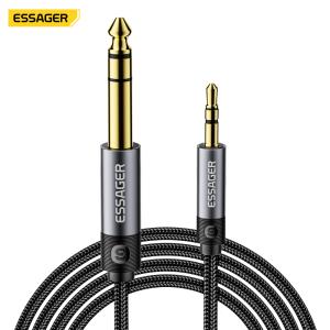Wholesale Essager ES-YP26 3.5mm Male To 6.5mm Male Jack Audio Cable For Speakers Amplifier Guitar Mixer from china suppliers