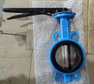 Wholesale export DN100 ductile iron JIS wafer butterfly valve from china suppliers
