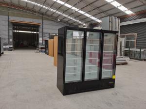 Wholesale 15PCS PVC Coated R404a Display Showcase Chiller With Three Glass Door from china suppliers