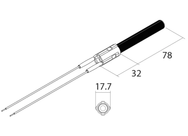 220V 300W Ceramic ignition resistance for thermo stoves and pellet boilers