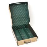 Rigid Cardboard Wine Bottle Gift Box Whisky Gin Neck Holder Packaging Box