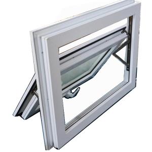 Wholesale Ventilated Aluminum Storm Windows Toughened Glass Awning UPVC Windows from china suppliers