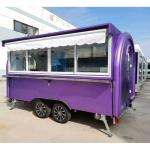 3500W and Customizable Domestic Village Hot Dog Cart with Fryer Food Street