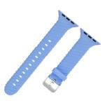 38 40 42 44mm Silicone Rubber Watch Strap Band For Apple Watch 7 6 5 4 3 2 1